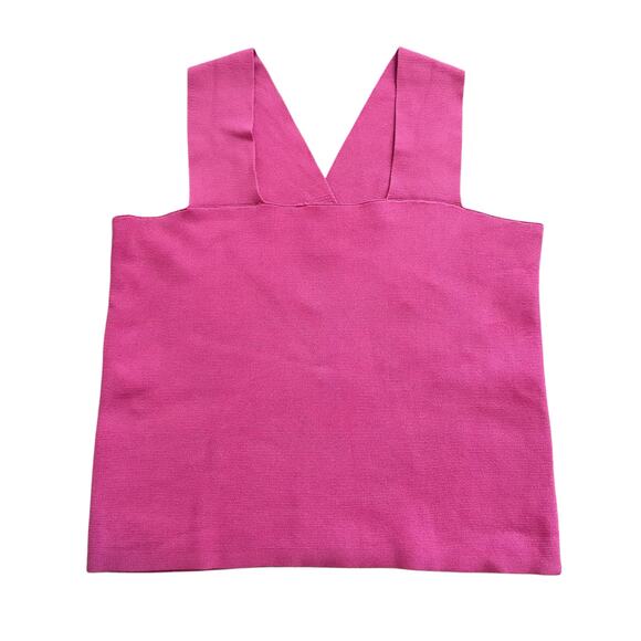 House of Harlow 1960 pink sleeveless crop tank top size M - Picture 13 of 13